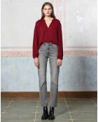Top Justine bordeaux
