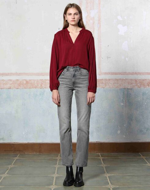 Top Justine bordeaux