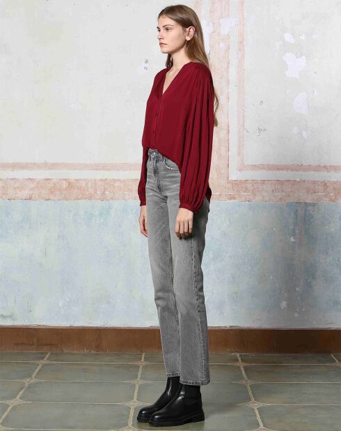 Top Justine bordeaux