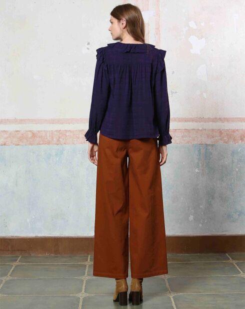 Top en Coton & Lin Inaya violet