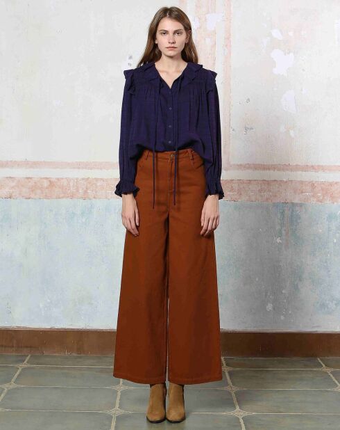 Top en Coton & Lin Inaya violet