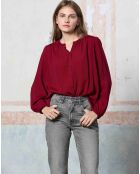 Top Céleste bordeaux