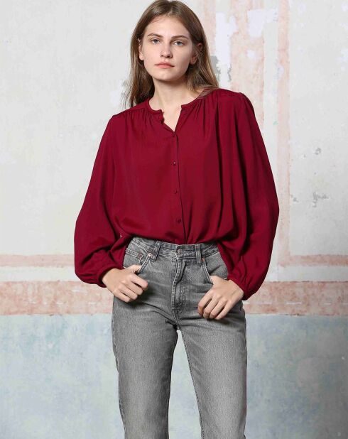 Top Céleste bordeaux