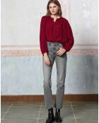 Top Céleste bordeaux