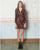 Robe Ambre bordeaux