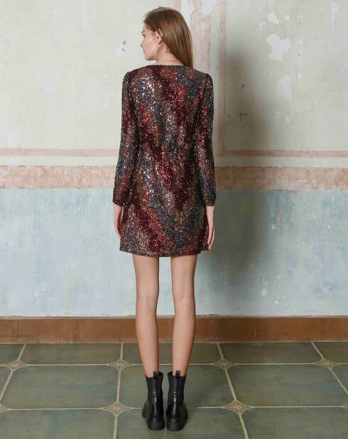 Robe Ambre bordeaux