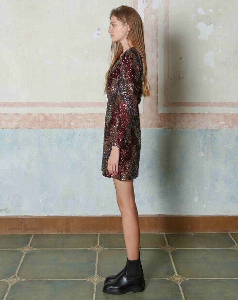 Robe Ambre bordeaux