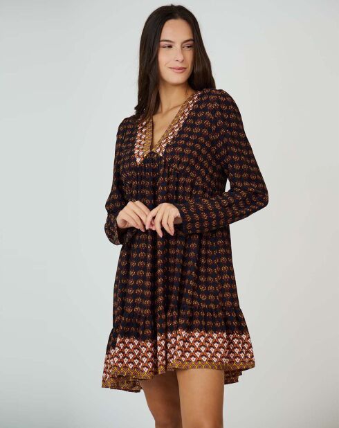Robe Valentine marron