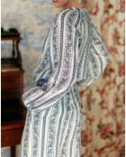 Chemise Beata frise bleue