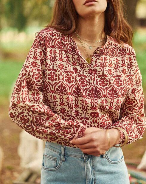 Blouse Berlia gypsy rouge