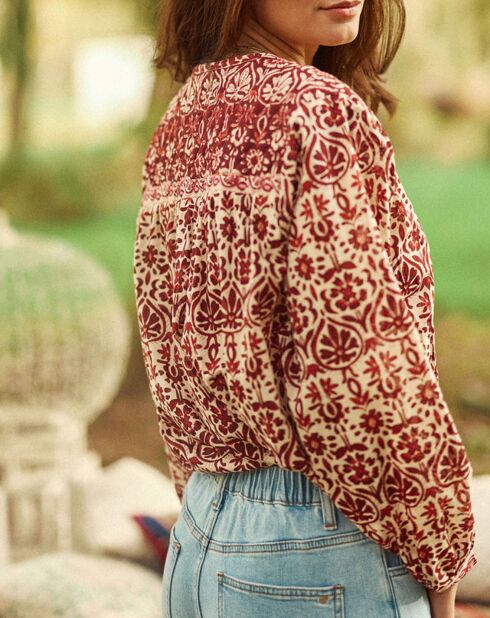 Blouse Berlia gypsy rouge