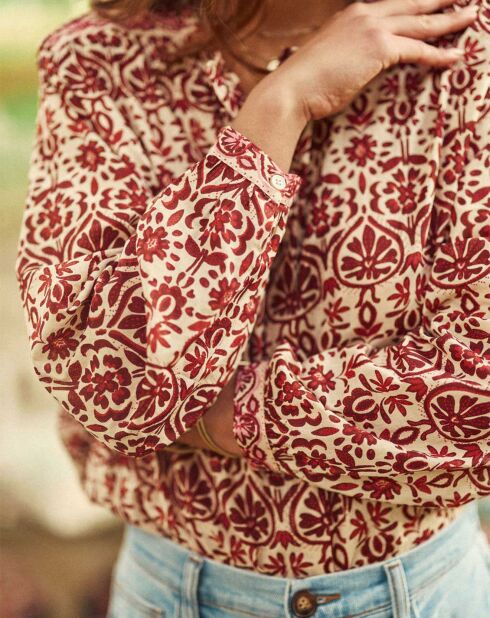 Blouse Berlia gypsy rouge