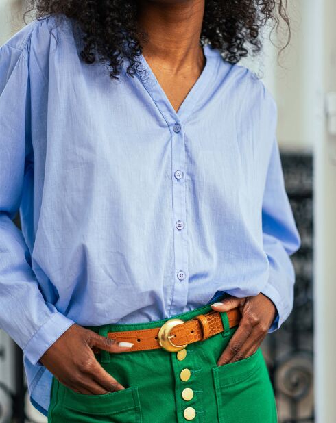 Chemise Bolia bleu ciel