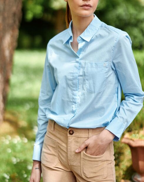 Chemise Carli ciel