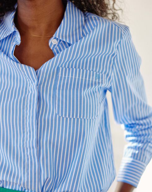 Chemise Carli bleue