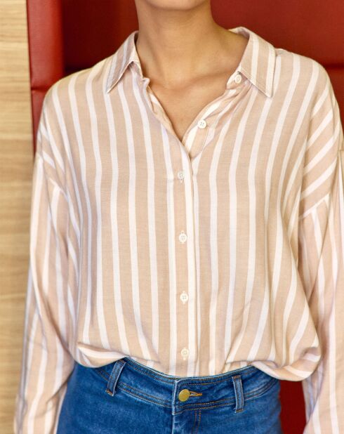 Camisa Clara beige/crudo