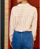 Chemise Clara beige/écru