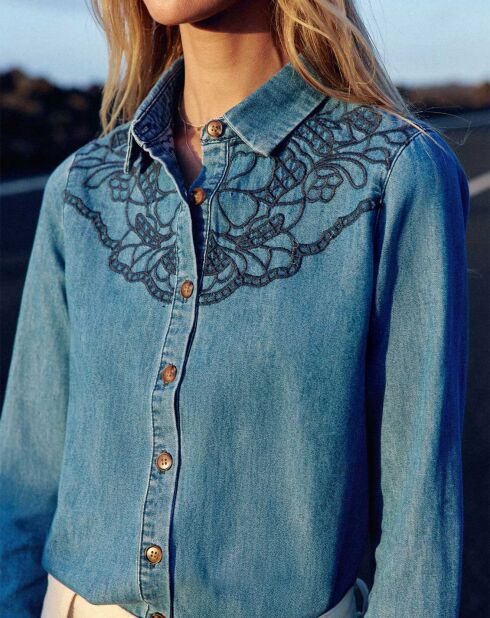 Chemise Clemence stone