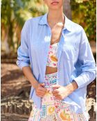 Chemise Coralia bleu ciel