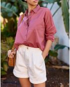 Chemise Coralia fraise des bois