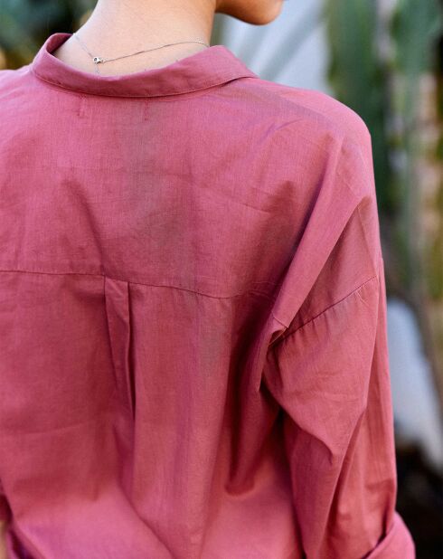 Chemise Coralia fraise des bois