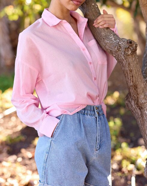 Chemise Coralia rose baby