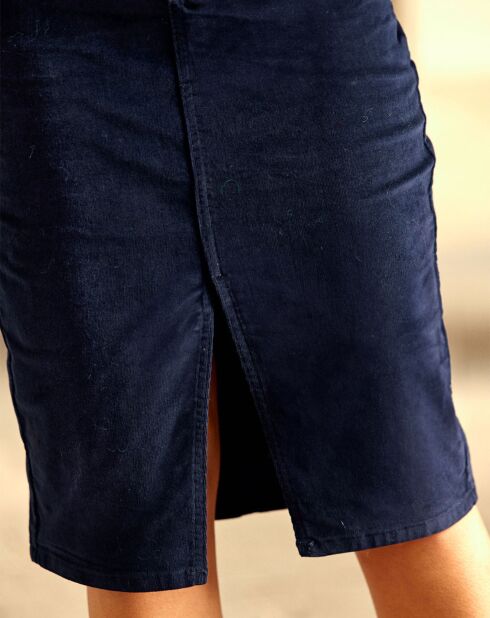 Jupe en Velours milleraies Jomia marine