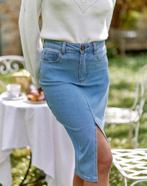 Jupe en jean Jomia stone