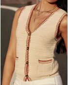 Gilet Madina beige