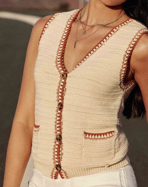 Gilet Madina beige