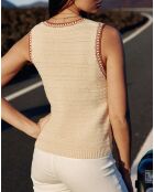 Gilet Madina beige