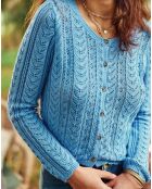 Gilet Maelys bleu