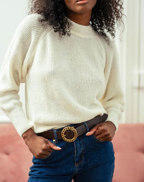 Pull Mantoue écru