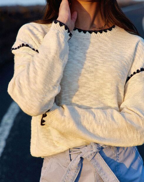 Pull Manuela beige