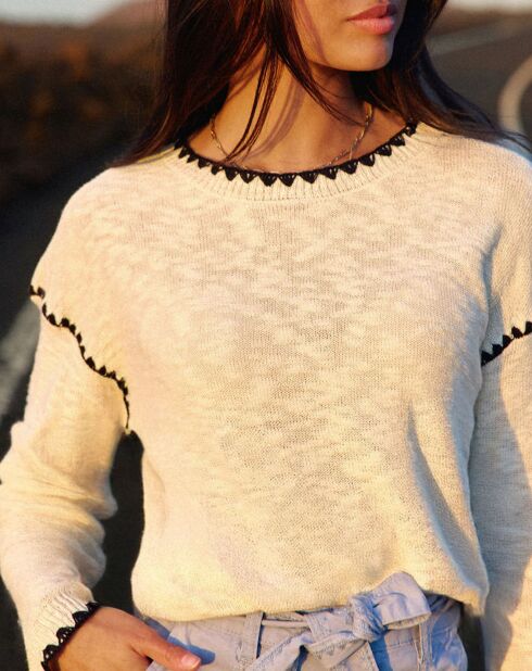Pull Manuela beige