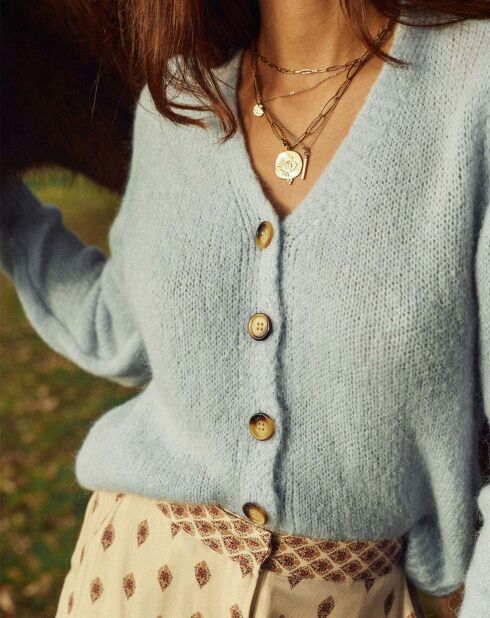 Gilet Mara bleu ciel