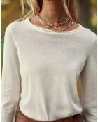 Pull en Laine mélangée Melya écru