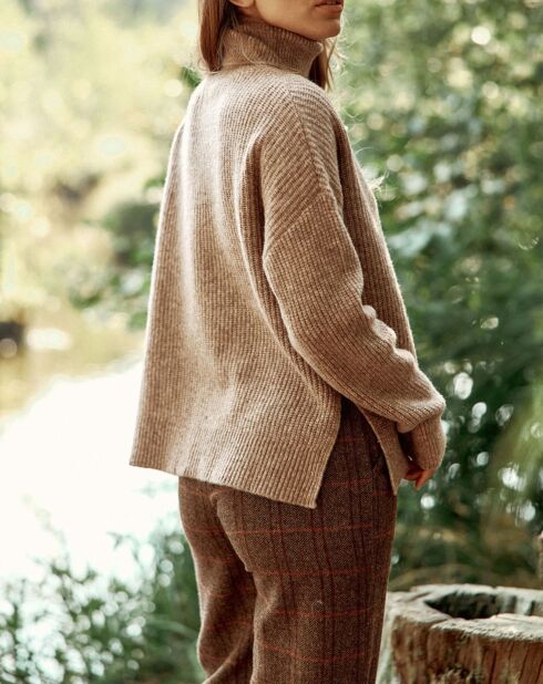 Pull en Laine mélangée Marthy taupe