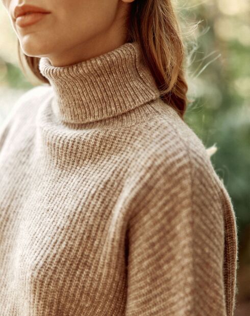 Pull en Laine mélangée Marthy taupe