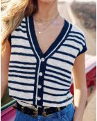 Gilet sans manches Meera marine