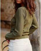 Gilet Milada kaki