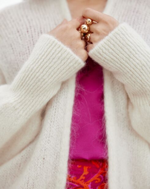Gilet Monifa écru