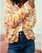 Gilet Monzo beige/orange