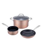 4 Pièces héritage Cuivré Greblon céramique cuivrées