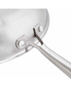 Poêle triplex induction argentée - 1.25L