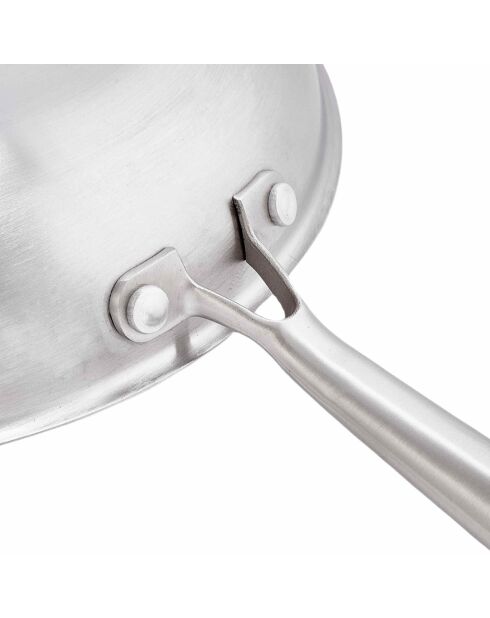 Poêle triplex induction argentée - 1.25L