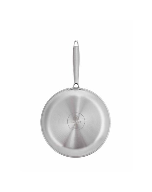Poêle triplex induction argentée - 2L