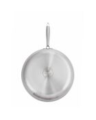 Poêle triplex induction argentée - 4.5L