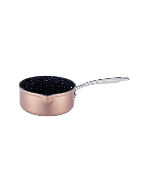 Batterie de Cuisine héritage Cuivré Greblon céramique cuivrées - 9 Pièces