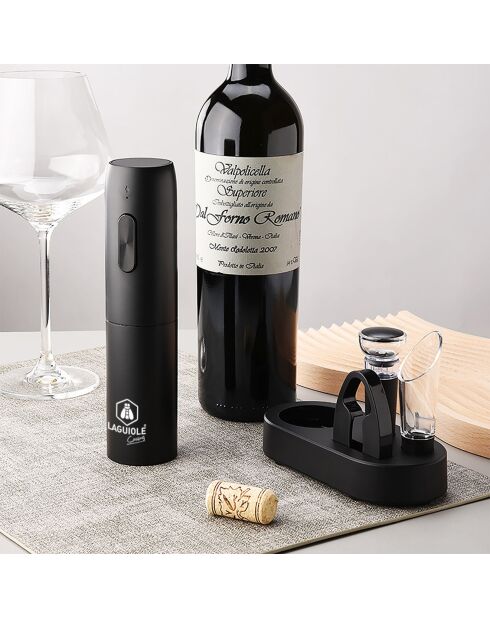 Ouvre-bouteille électrique rechargeable  noir